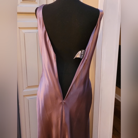 Nightway Collections Grey Gown with Trail - Picture 7 of 12